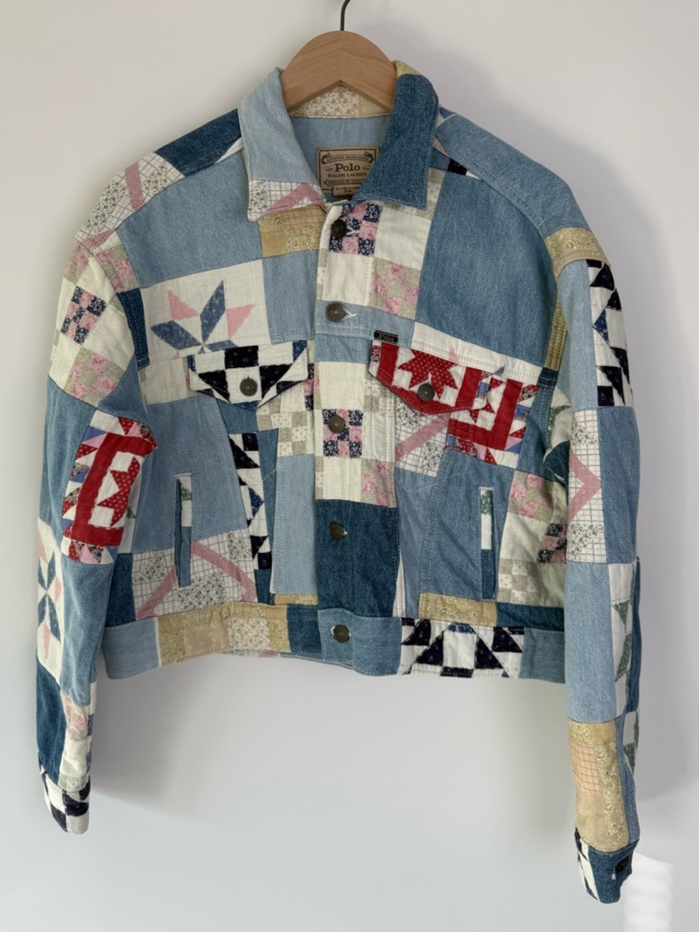 Polo Ralph Lauren Patchwork Denim Trucker Jacket – Europe Exclusive – Size XS